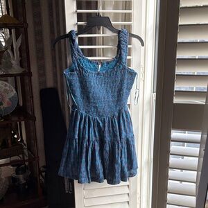 Free People Blue Casual Dress